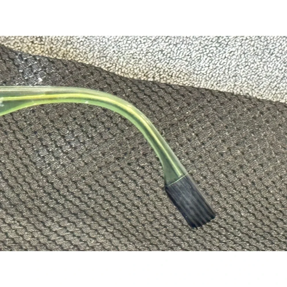 Onirico ON57 col. 733 Black Green Striped Rectangular Eyeglasses Frame with Case